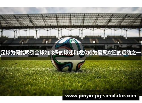 足球为何能吸引全球如此多的球迷和观众成为最受欢迎的运动之一