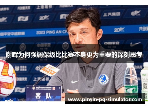 谢晖为何强调保级比比赛本身更为重要的深刻思考